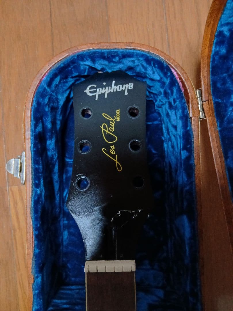 Epiphone Les Paul サンバースト 上位ライン　ネック折れ補修済
