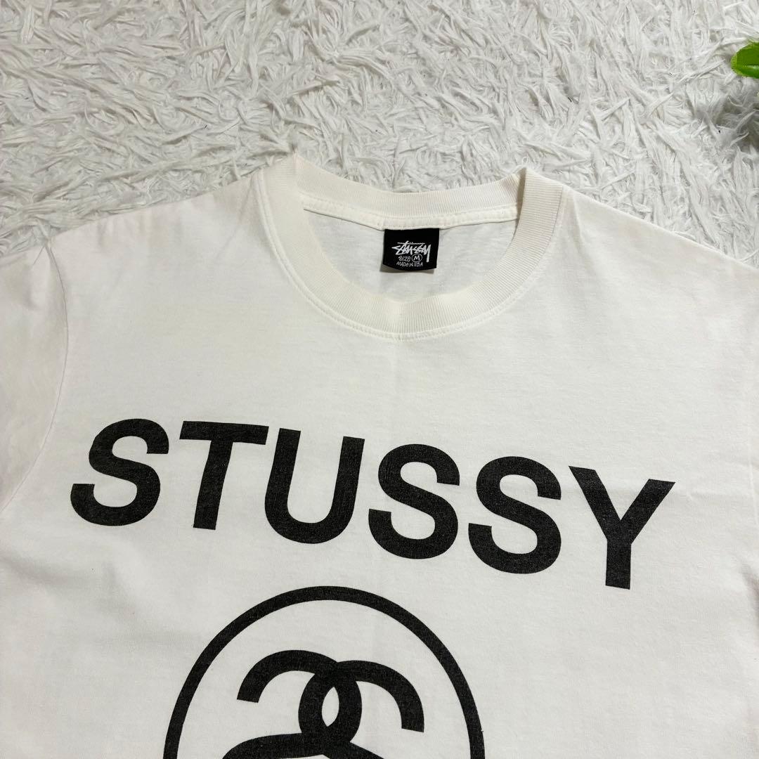 【STUSSY】USA製 vintage SSリンク Tシャツ M