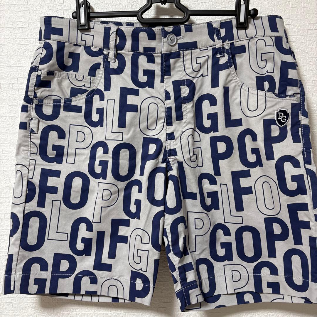 【美品】PEARLY GATES パーリーゲイツ ハーフパンツ 総柄 L