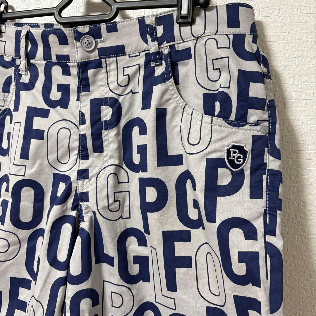 【美品】PEARLY GATES パーリーゲイツ ハーフパンツ 総柄 L