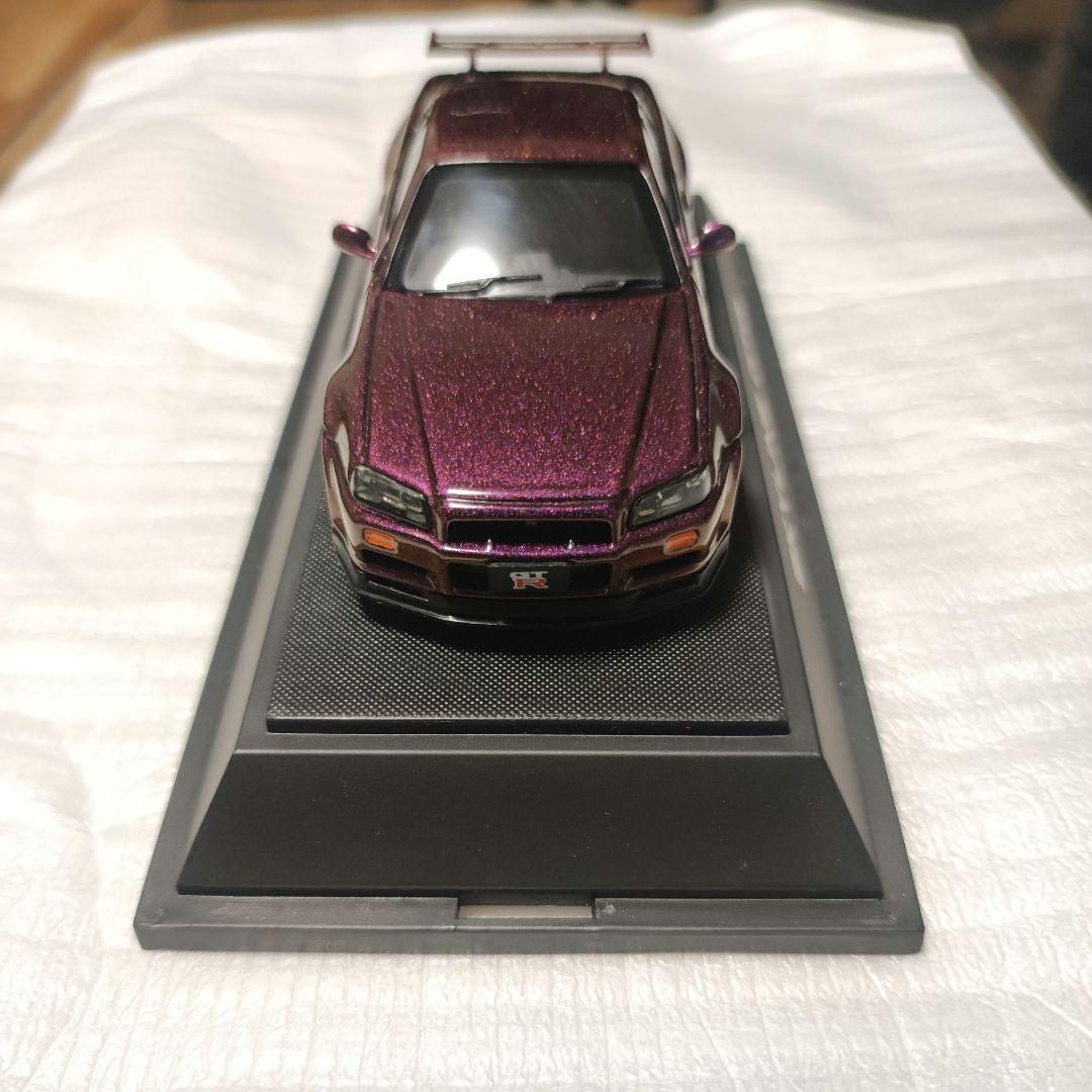 エブロ EBBRO R-34 R34 GT-R SKYLINE PURPLE