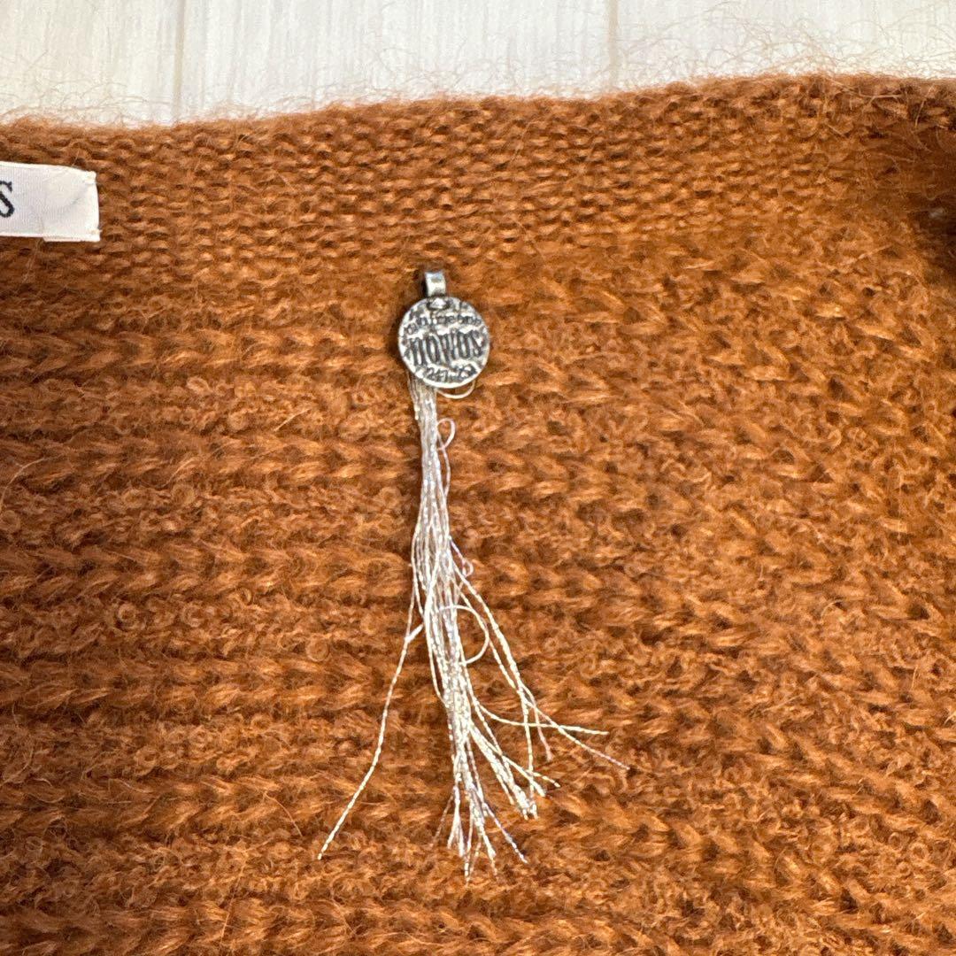 nowos ノーウォス Mohair long knit ロングカーディガン
