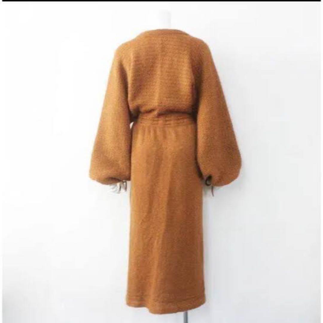 nowos ノーウォス Mohair long knit ロングカーディガン
