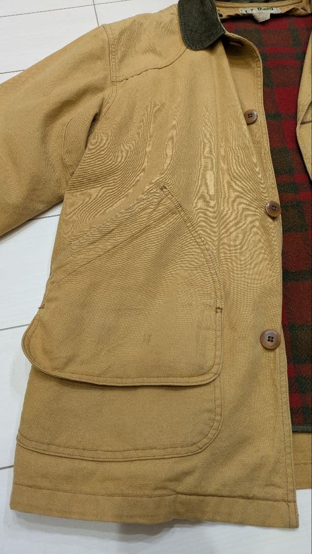 80年代 L.L.Bean/ダックワークジャケット/USA製/ライナー脱着