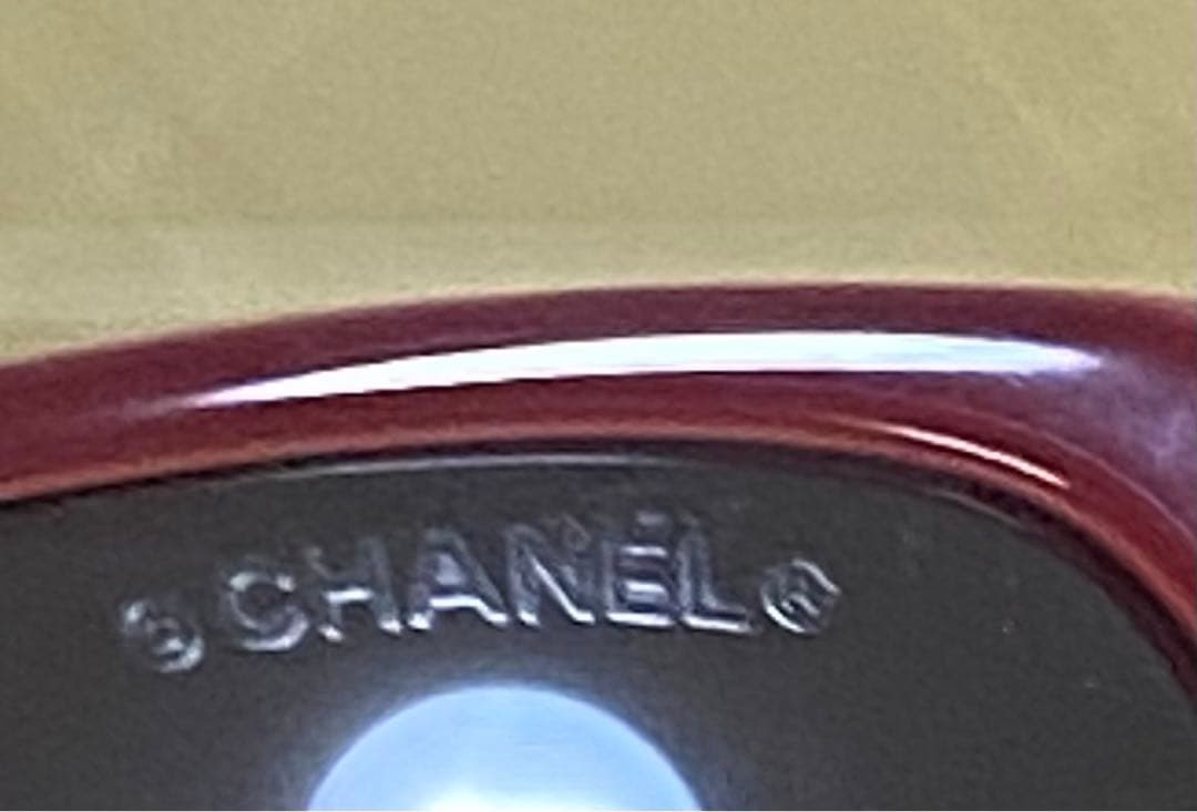 CHANEL シャネル　カメリア　ココ　マトラッセ調　サングラス
