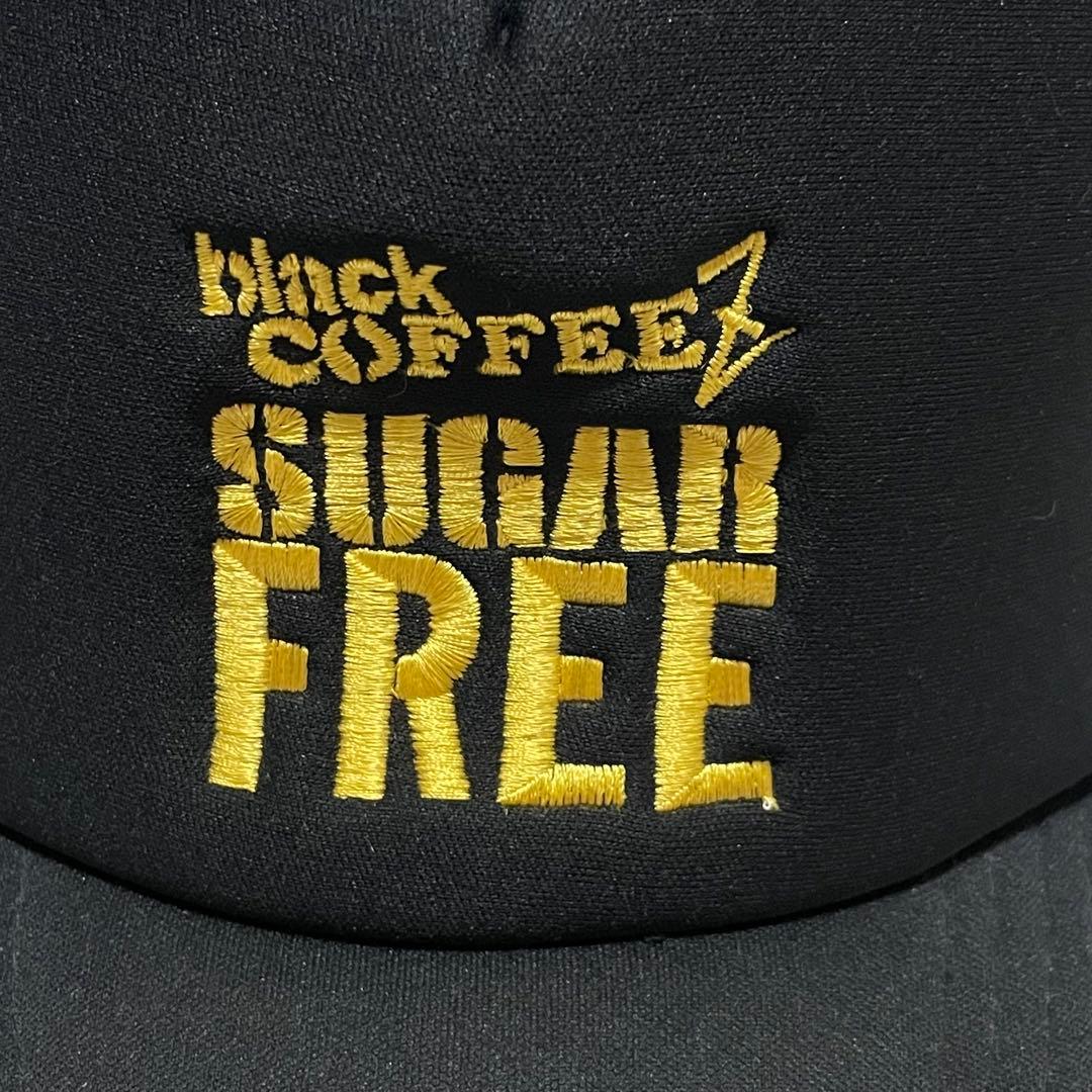 レア Y2K black COFFEEZ Trucker Cap Nitrow