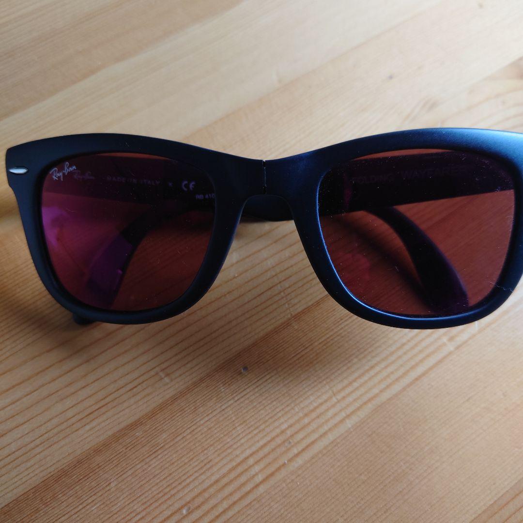 Ray-Ban クラシック サングラス 赤レンズ
