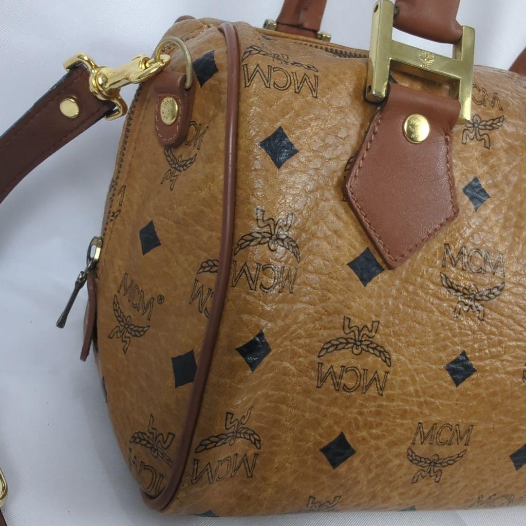 MCM エムシーエム ショルダー ミニボストンバッグ ヴィセトス