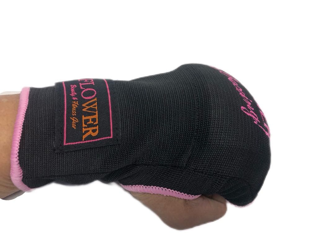 FLOWER GEL INNER GLOVE BK/PNK 3点まとめ買い