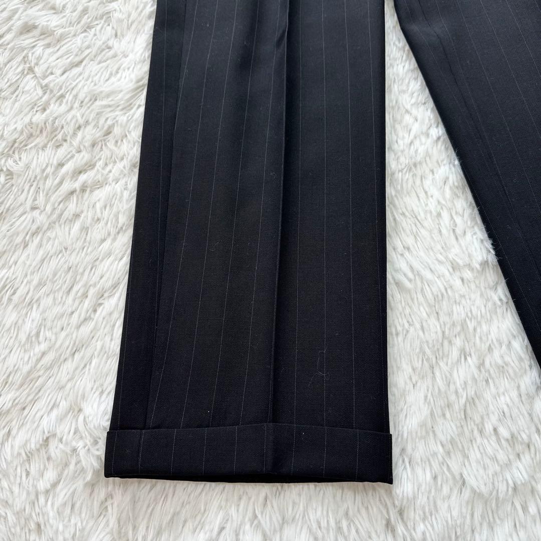 美品✨ジョルジオアルマーニコレツォーニ セットアップスーツ ストライプ柄 ウール