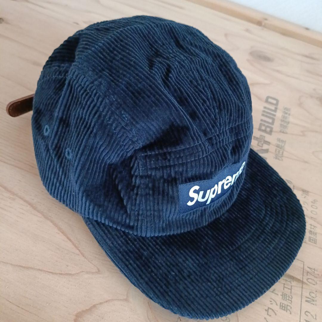 Supreme Corduroy Camp Cap NAVY 24AW 美品