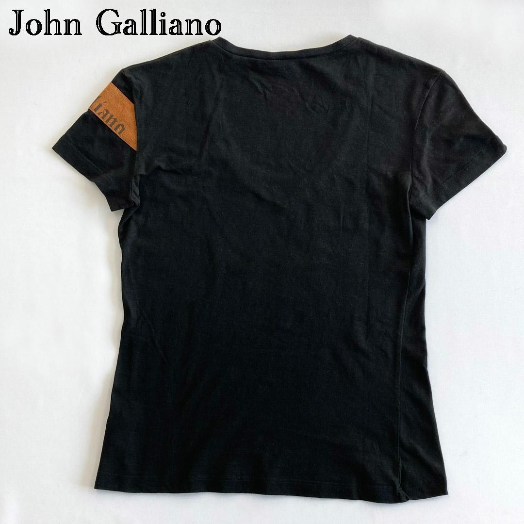 JOHN GALLIANO ジョンガリアーノ ニュースペーパー Tシャツ