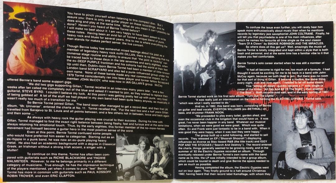 Bernie Torme / バーニー・トーメ / ライヴ！