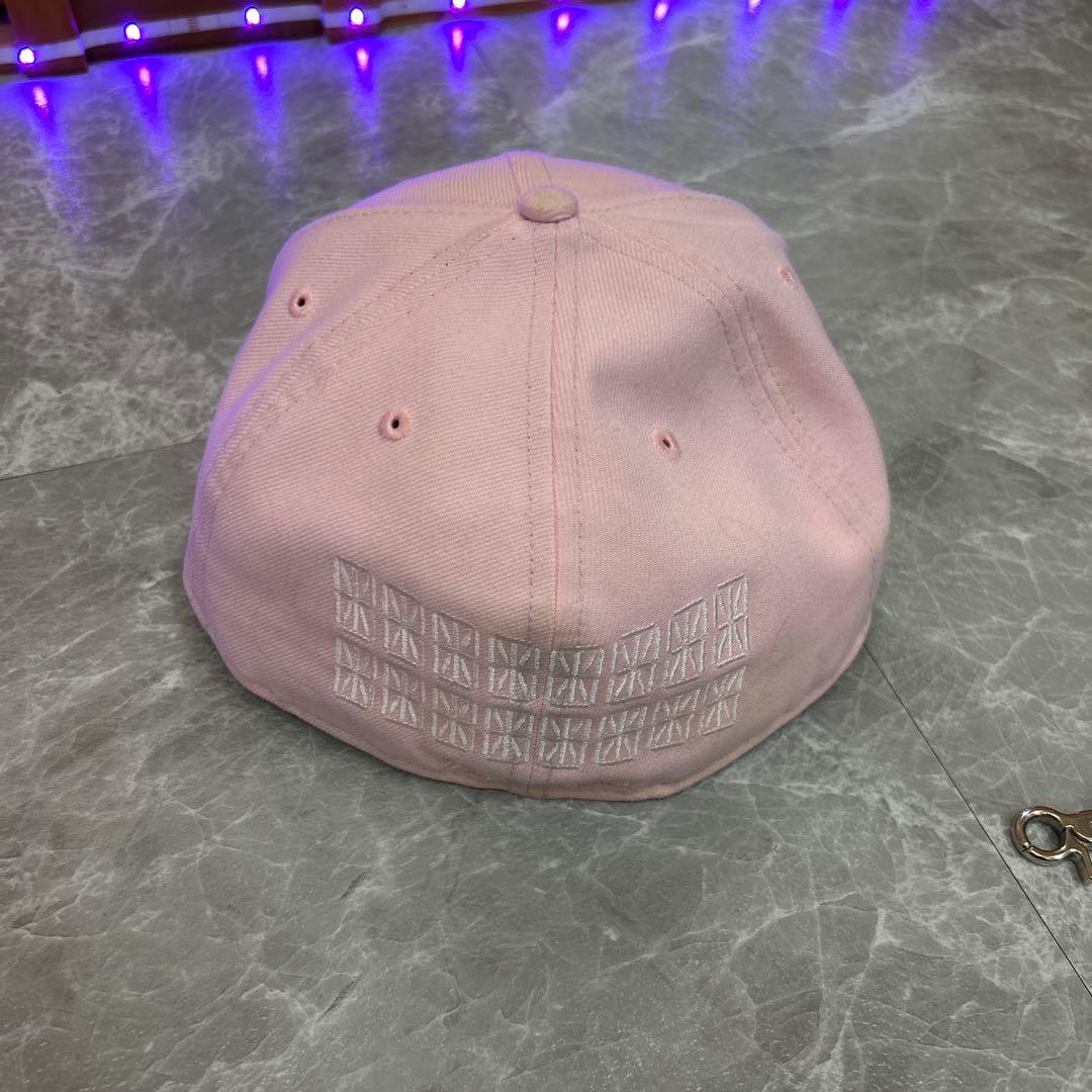 Supreme ピンクボックスロゴ59fifty 5/8