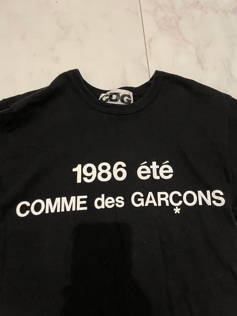 COMME des GARÇONS ブラック Tシャツ 1986年