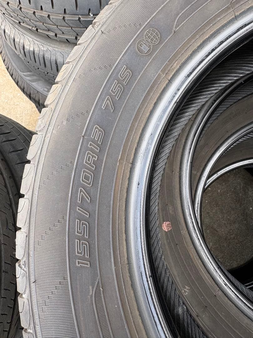 155/70R13 エナセーブ 2023年製造 4本セット 早い者勝ち 5mm
