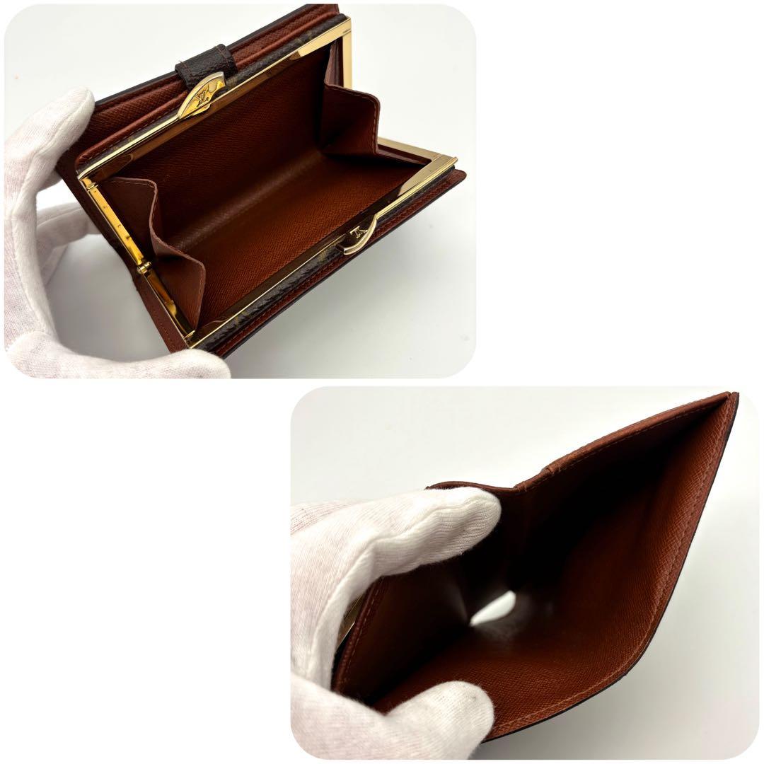 【極上美品】ルイヴィトン モノグラム ポルトフォイユ ヴィエノワ がま口財布
