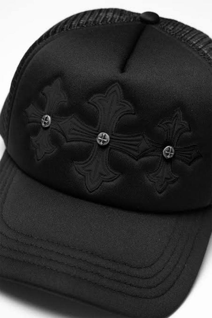 Cross Leather Patch Mesh Cap｜SUPPLIER