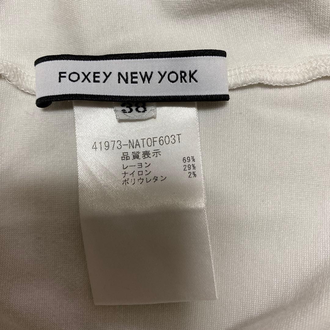 FOXEY N.Y. フォクシー　ハートフォードトップ　ポロシャツ　サイズ38