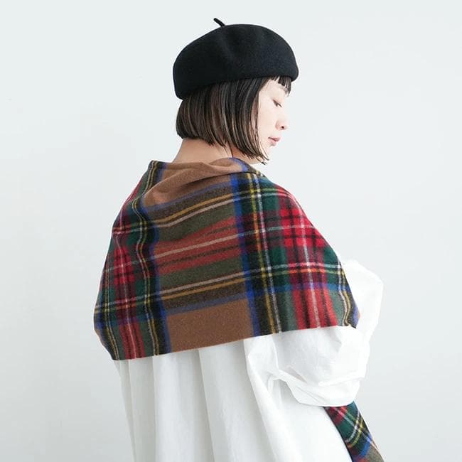 【美品】TWEEDMILL 大判 ウールストール