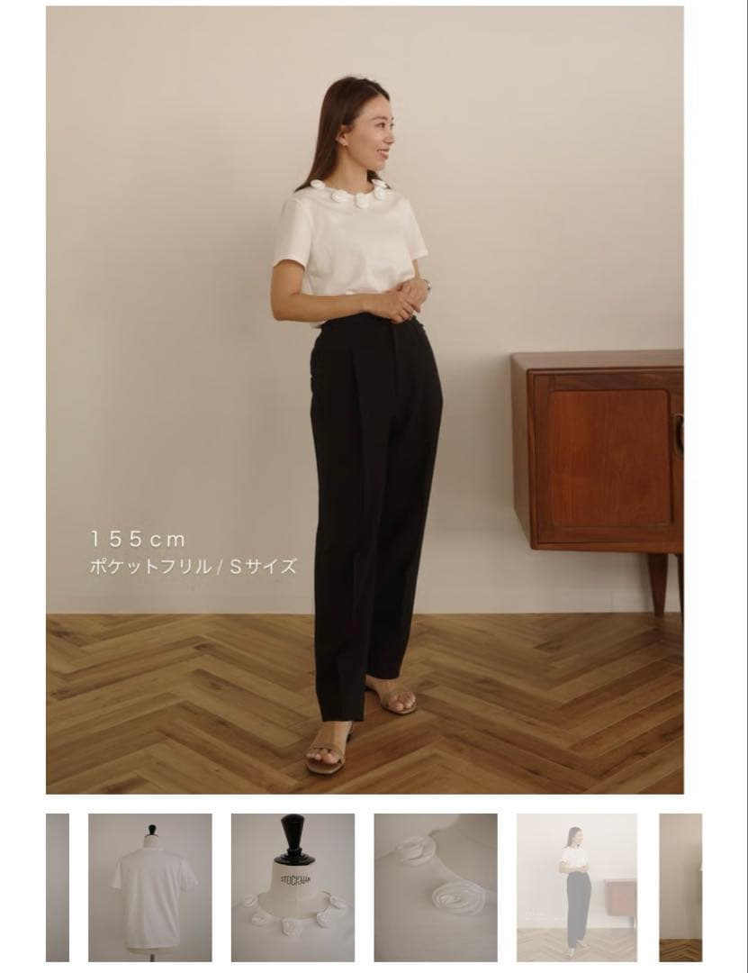 【最終値下げ】OHGAオーガCORSAGE TEE半袖Tシャツブラウス