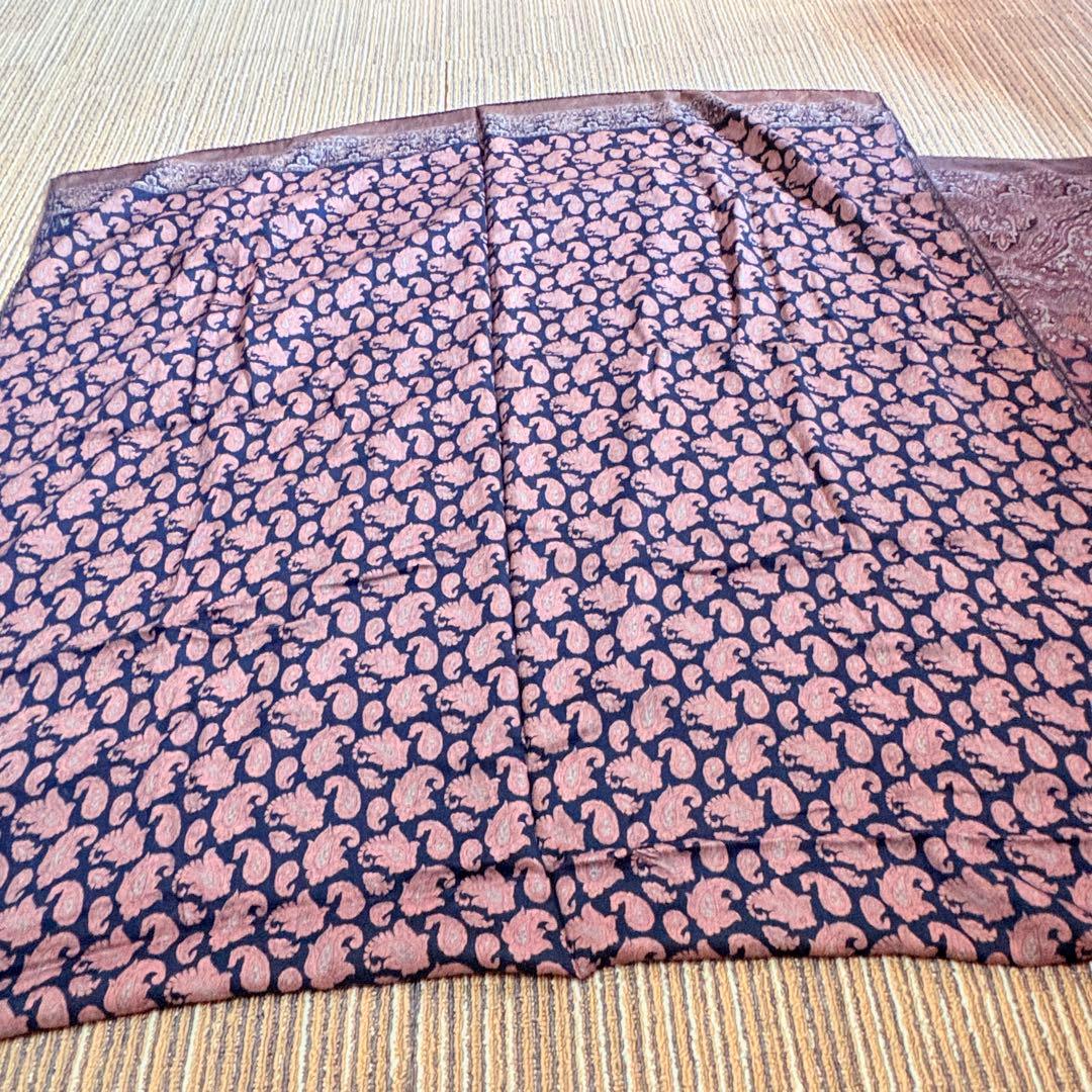 ETRO エトロ 特大大判ショール　ストール　ペイズリー　勾玉　総柄