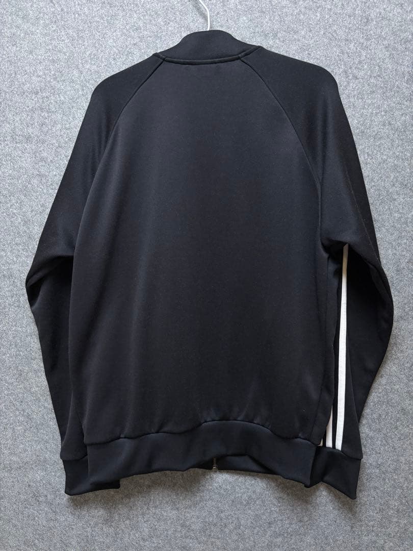 【ハル】adidas ジャージ上下セット 3本ライン　ブラック　XOサイズ
