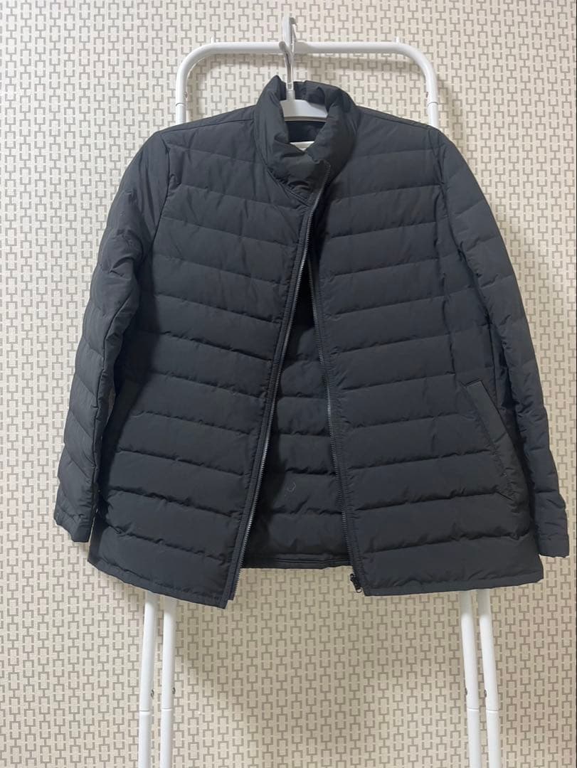 【未使用品】TAKEO KIKUCHI フード付コートL ネイビー
