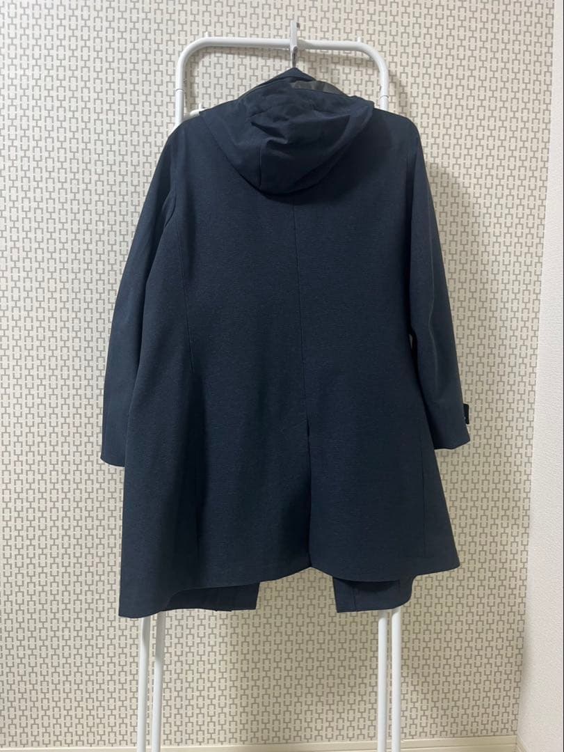 【未使用品】TAKEO KIKUCHI フード付コートL ネイビー