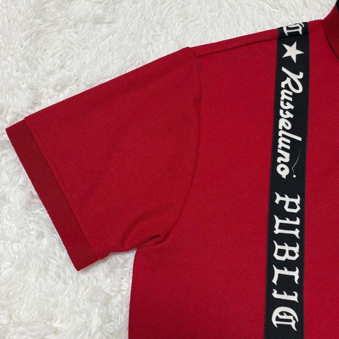 ラッセルノ　メンズ　ゴルフウェア　半袖ポロシャツ サスペンダー風 6(XL)