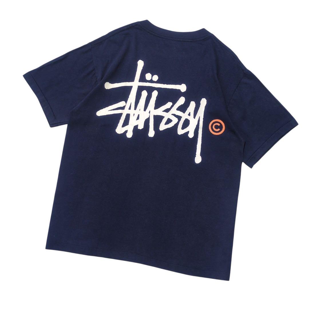 90s USA製 OLD STUSSY バックプリント　シングルステッチ