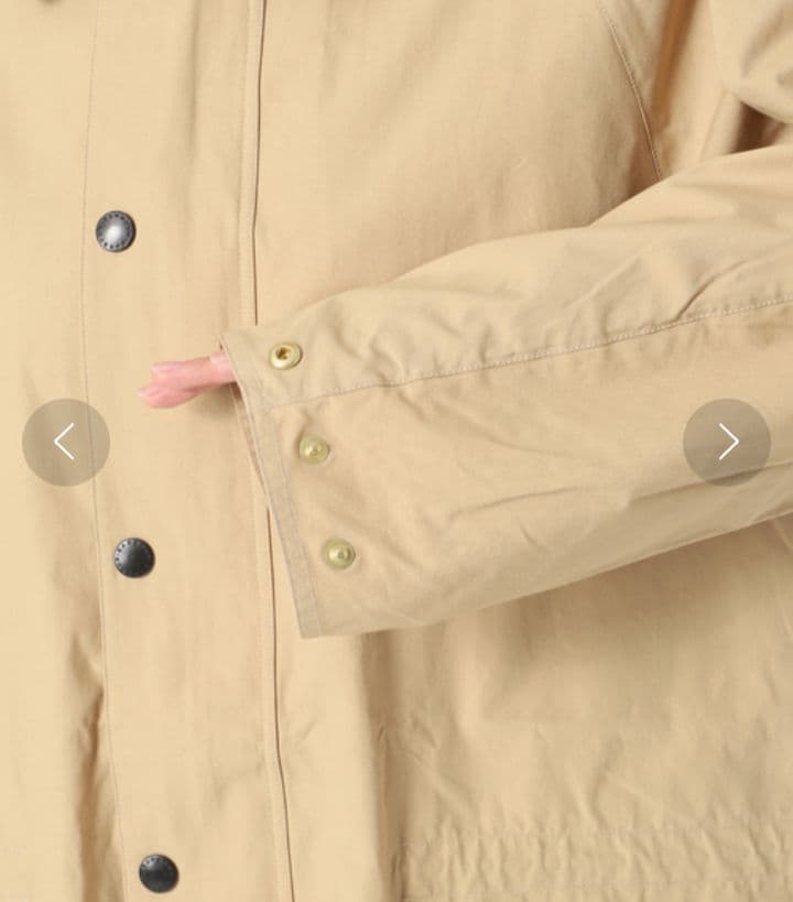 【Barbour*Spick & Span】別注 コート　カーキ　36