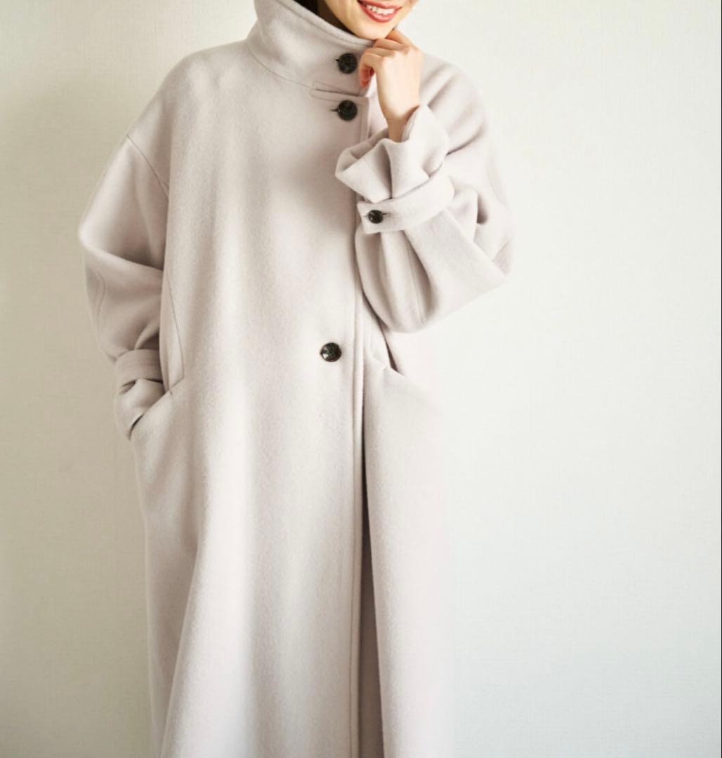新品！lounie スタンドカラーコート