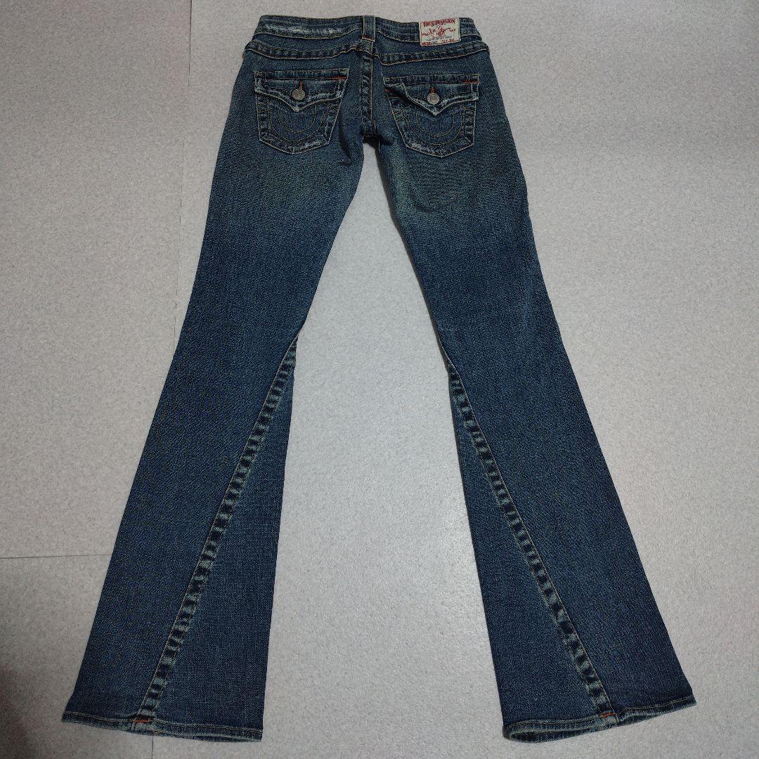 〇True Religion JOEY レディース フレアデニム ベルボトム