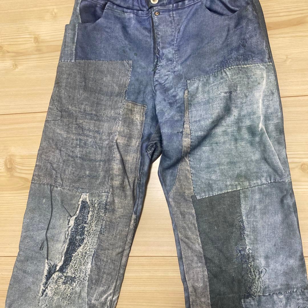 転写パンツ　スウェット素材　メンズ約M〜Lサイズ
