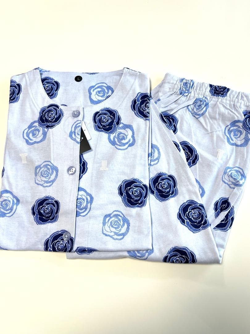 新品・15,400円☆LANVIN/長袖長丈ズボン レディースパジャマ