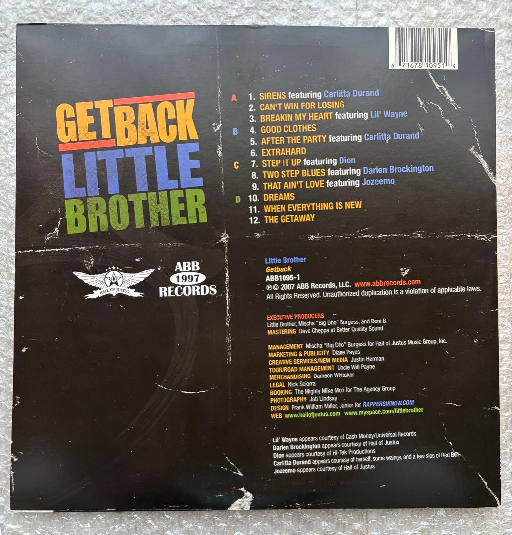 【Little Brother】Getback LP2枚組 希少