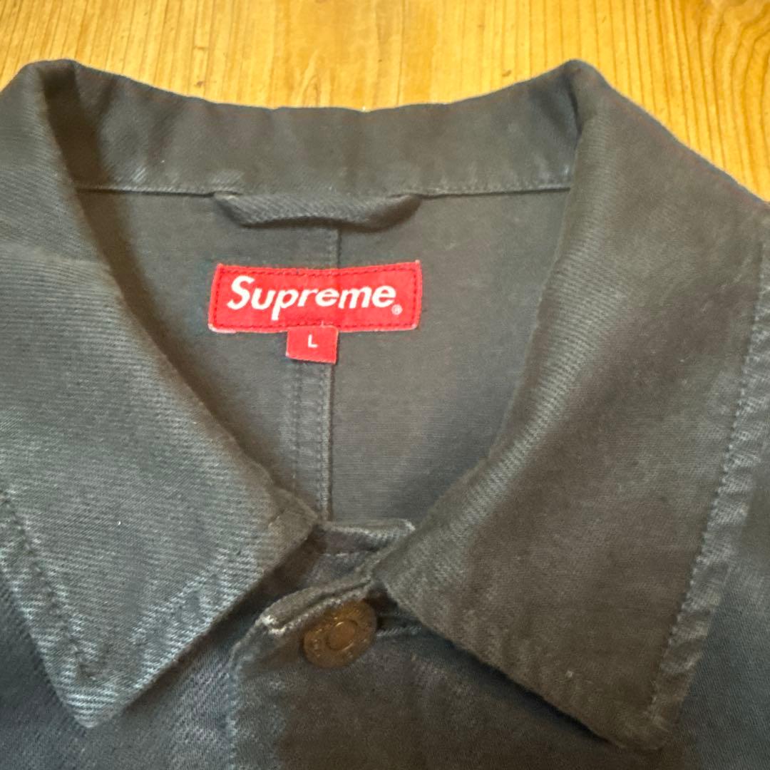 た*よ様 supreme シュプリーム　カバーオール　黒Ｌサイズ