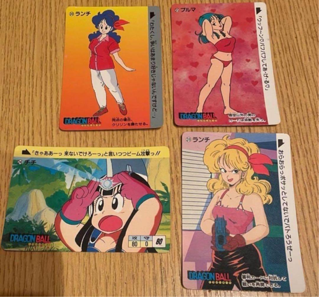 【初版】ドラゴンボールカードダス1988本弾①ノーマルカード34枚プラス1枚