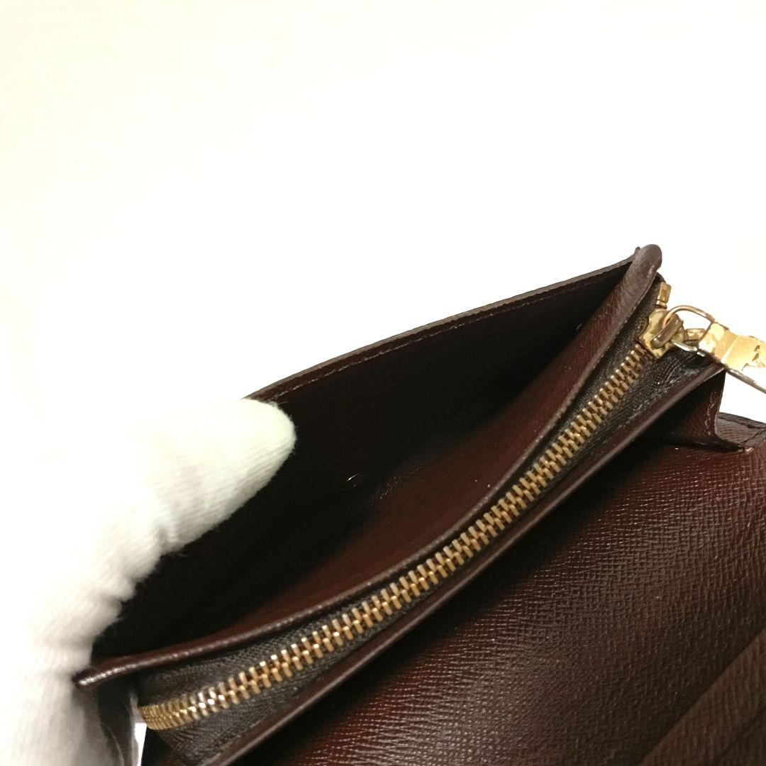LOUISVUITTON ルイヴィトン ポルトモネビエトレゾール ダミエ 折財布