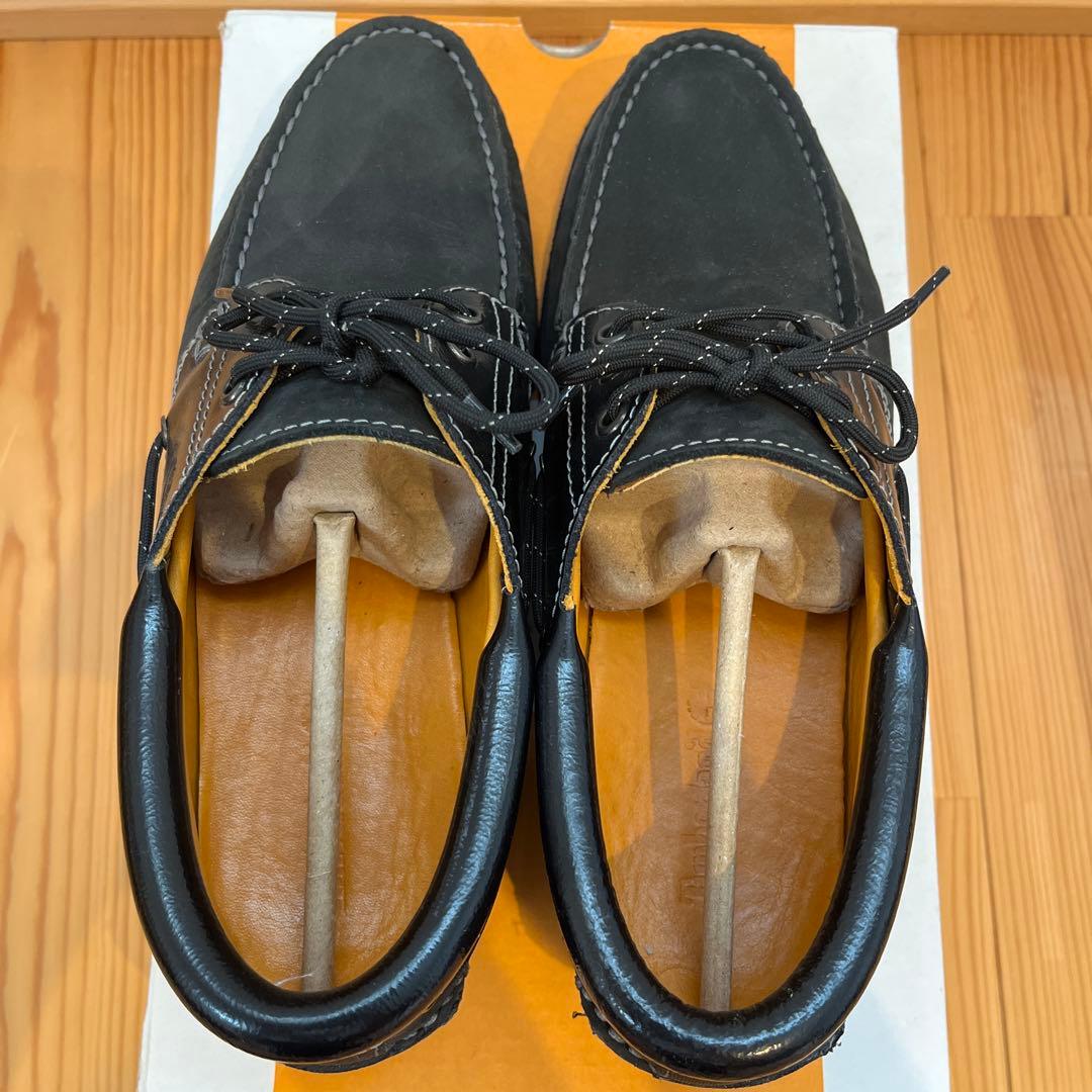 Timberland ブラック デッキシューズ　3EYE スリーアイ