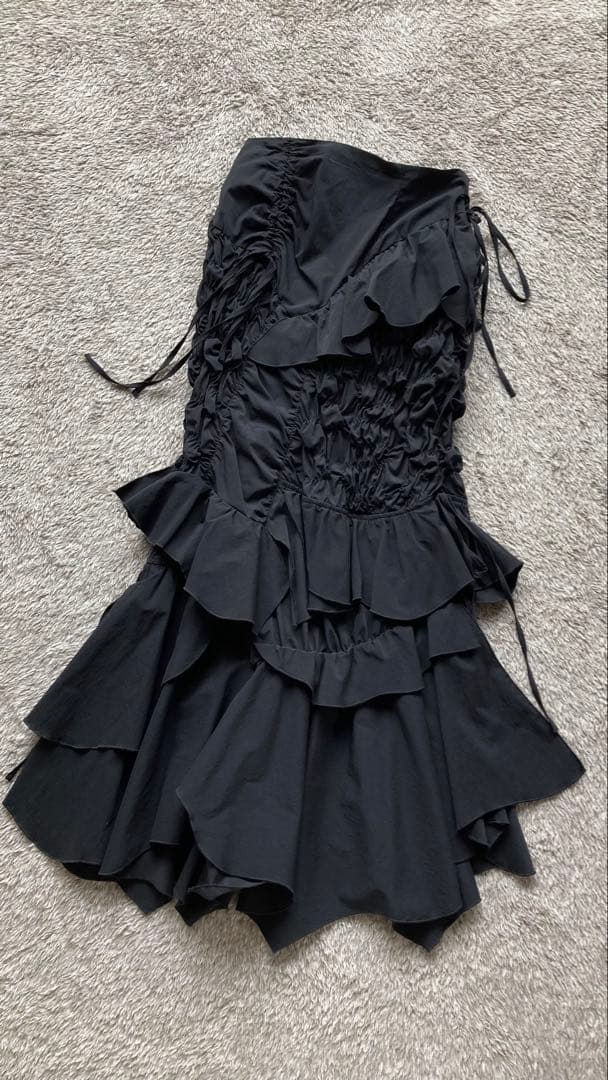 SLY SMOCKING RIBBON DESIGN スカート