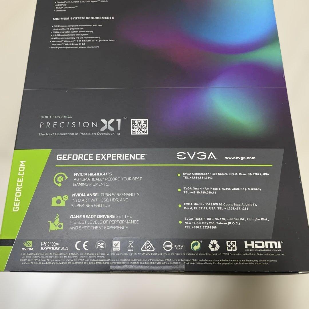 【新品、未開封】EVGA GEFORCE RTX 2070 BLACK
