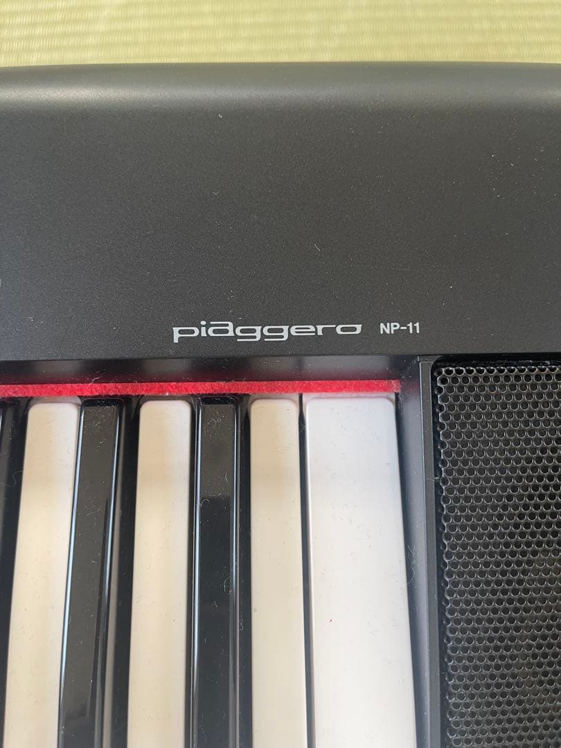 まれさま専用piaggero NP-11 キーボードピアノ 2015年 説明書