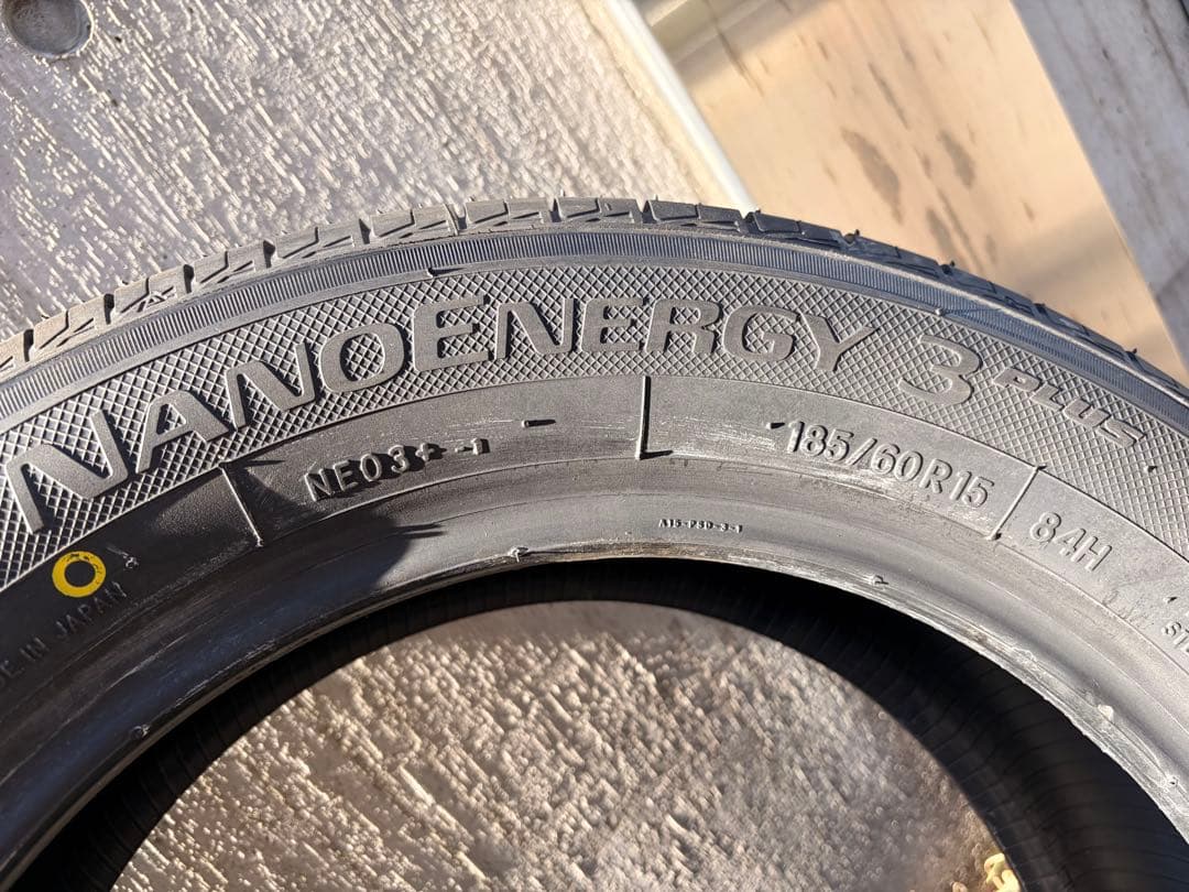 新品4本セット　NANOENERGY 3 185/60R15 タイヤ