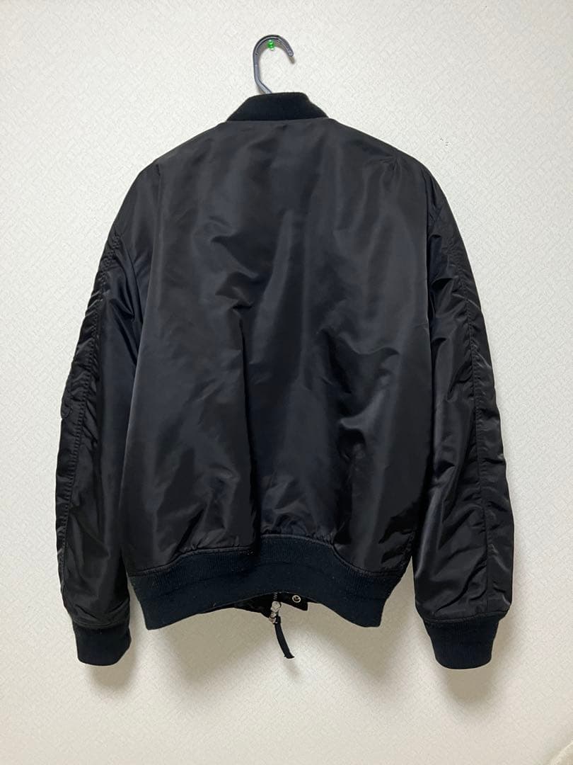 DIESEL MA-1 ブラックジャケット レッド裏地