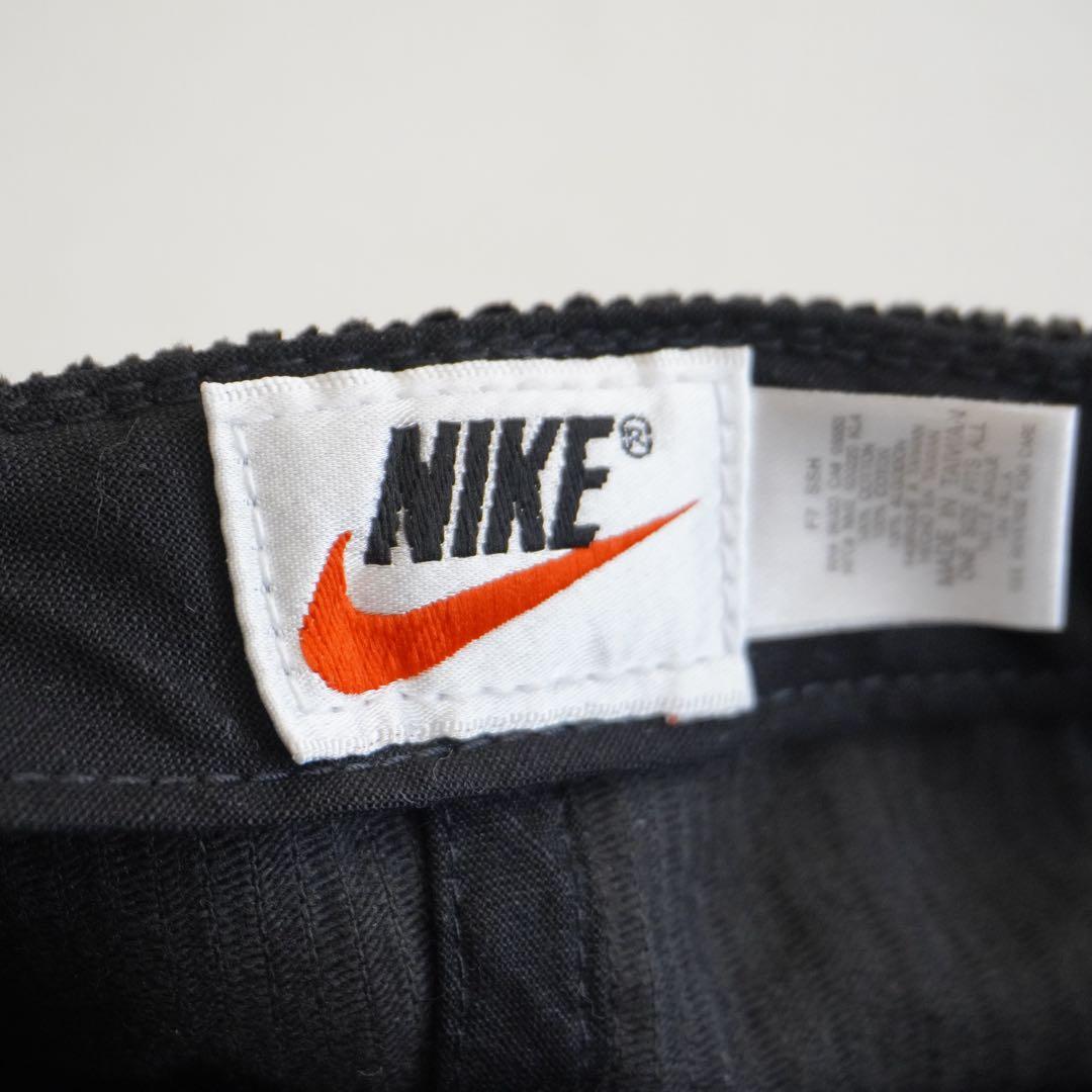 90s NIKE コーデュロイ キャップ 太畝 ブラウン