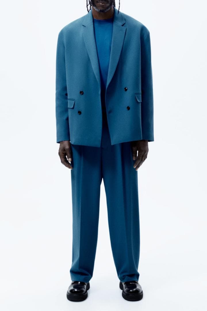 3月だけ！ ZARA MAN リラックスフィット ダブルブレストジャケット 新品