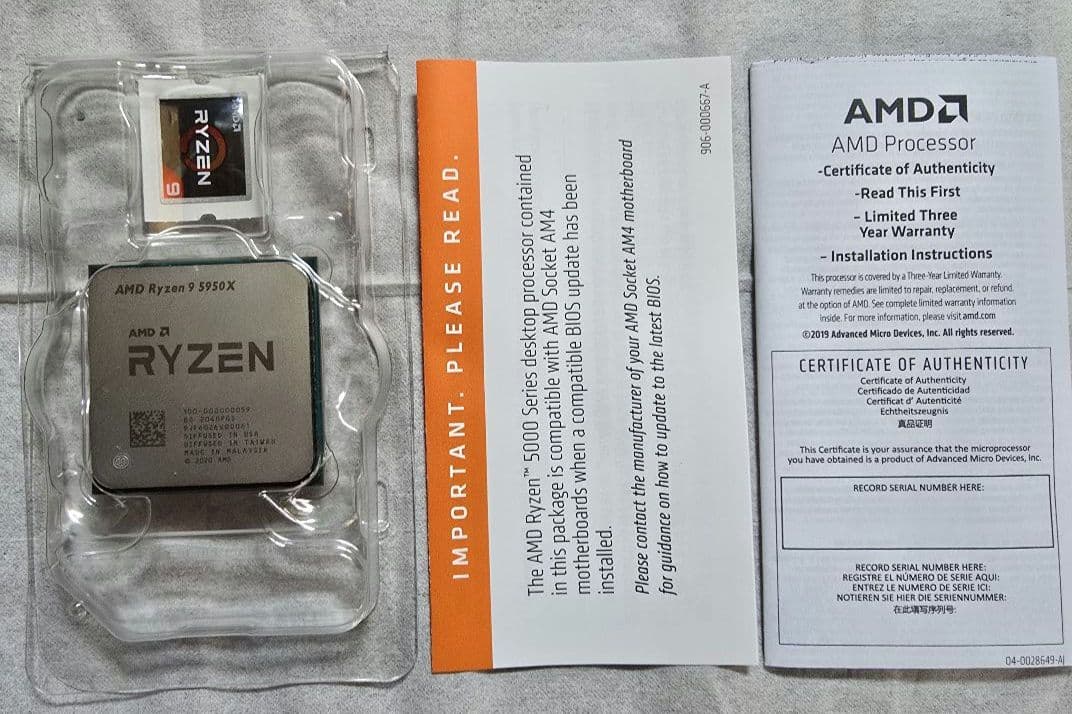 CPU AMD Ryzen 9 5950X BOX Socket AM4