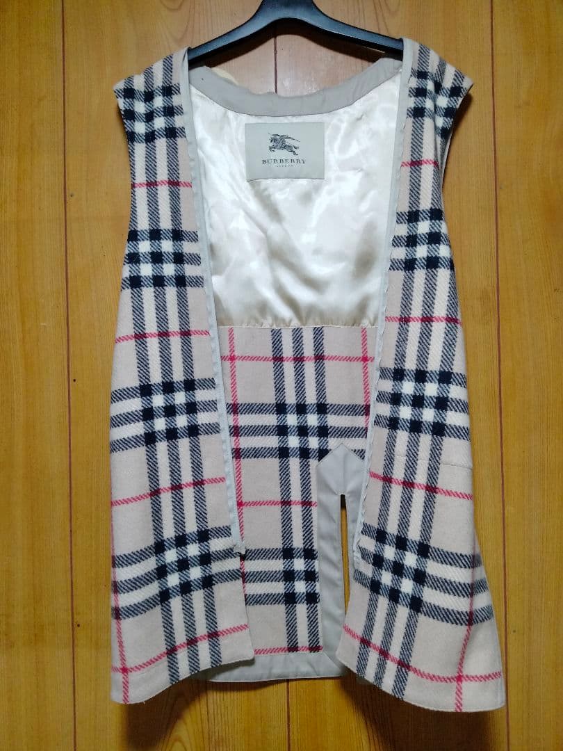美品 バーバリー BURBERRY ロングコート ノバチェック ライナー付き